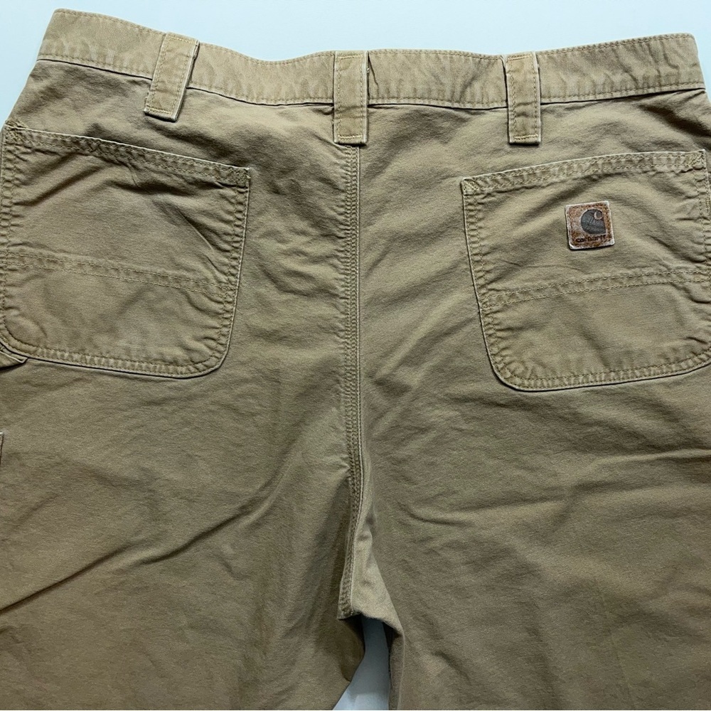 Carhartt Pants Mens Size 40x30 B161 DHK Khaki Workwear - Picture 9 of 11